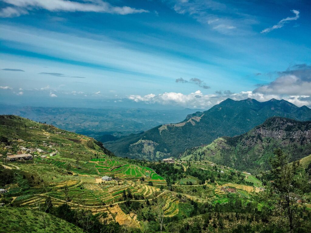 A breath taking mountain views in sri lanka